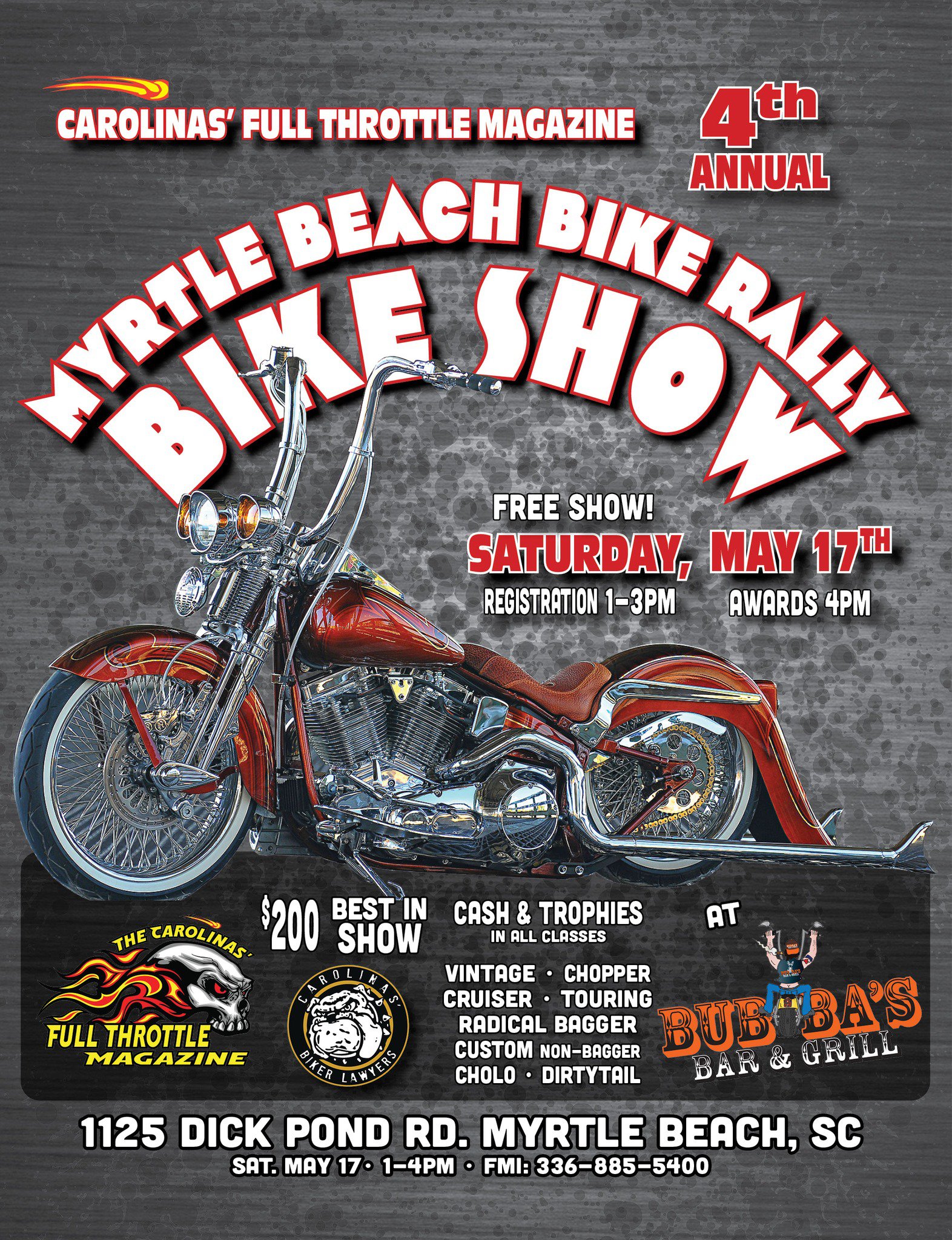 4th Annual Full Throttle Myrtle Beach Bike Rally Show